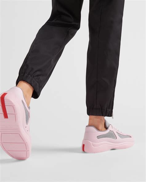 pink prada americas cup women's sneakers|Prada America's Cup sneakers men.